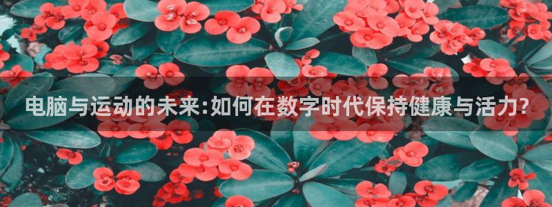 v66体育彩票平台正规吗可靠吗：电脑与运动的未来:如何在数字时代保持健康与活力?